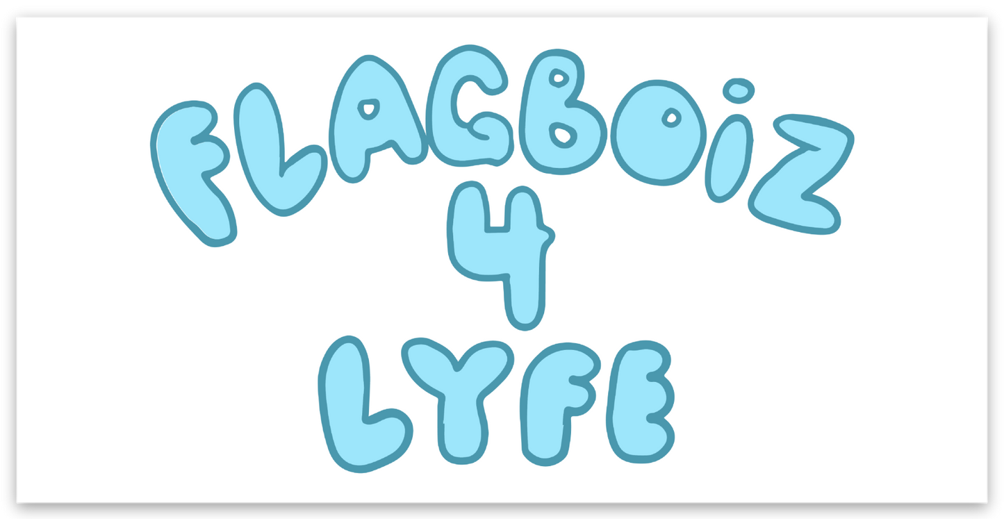 LISTEN 2 FLAGMAN STICKERS